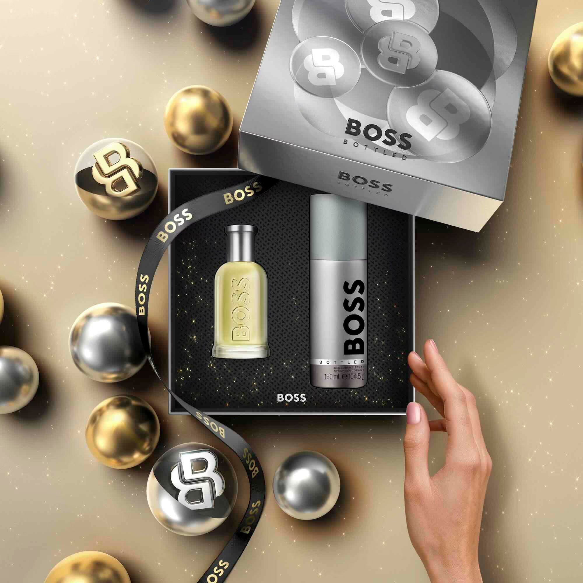 HUGO BOSS BOSS BOTTLED Coffret eau de toilette + déodorant vaporisateur