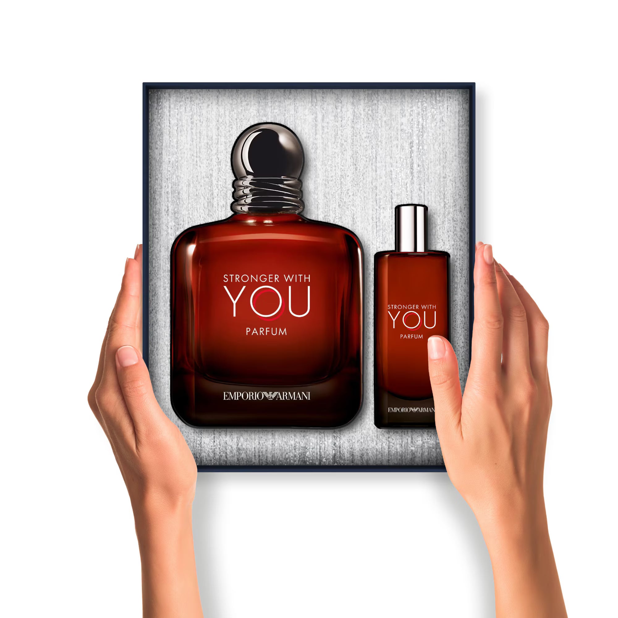 Armani STRONGER WITH YOU Coffret parfum 100ml + vaporisateur voyage 15ml