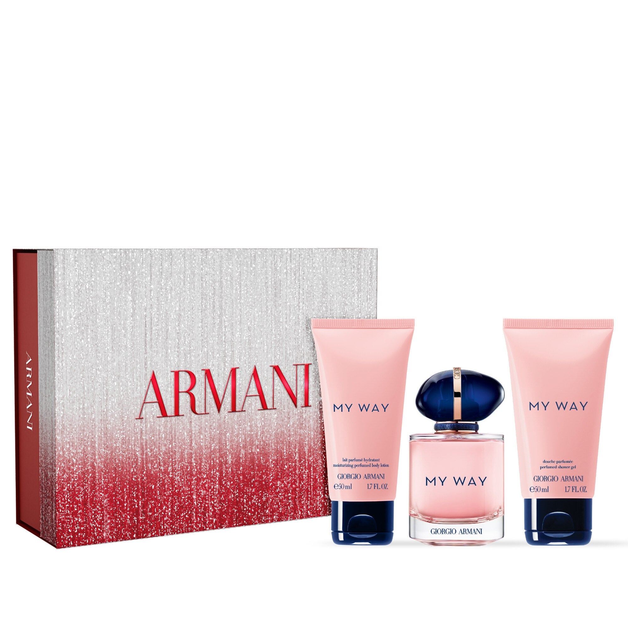 Armani MY WAY Coffret eau de parfum + lait parfumé hydratant + gel douche