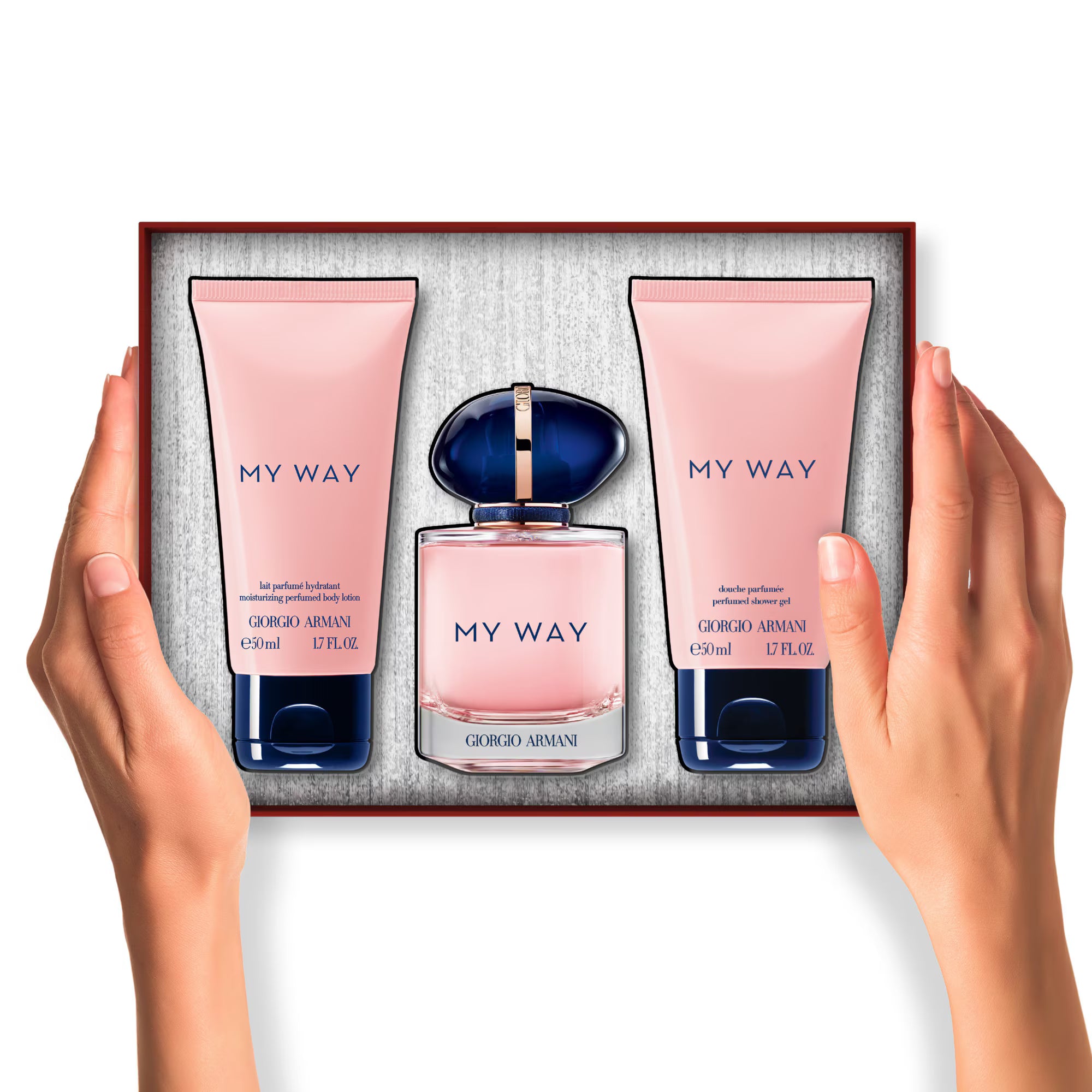 Armani MY WAY Coffret eau de parfum + lait parfumé hydratant + gel douche