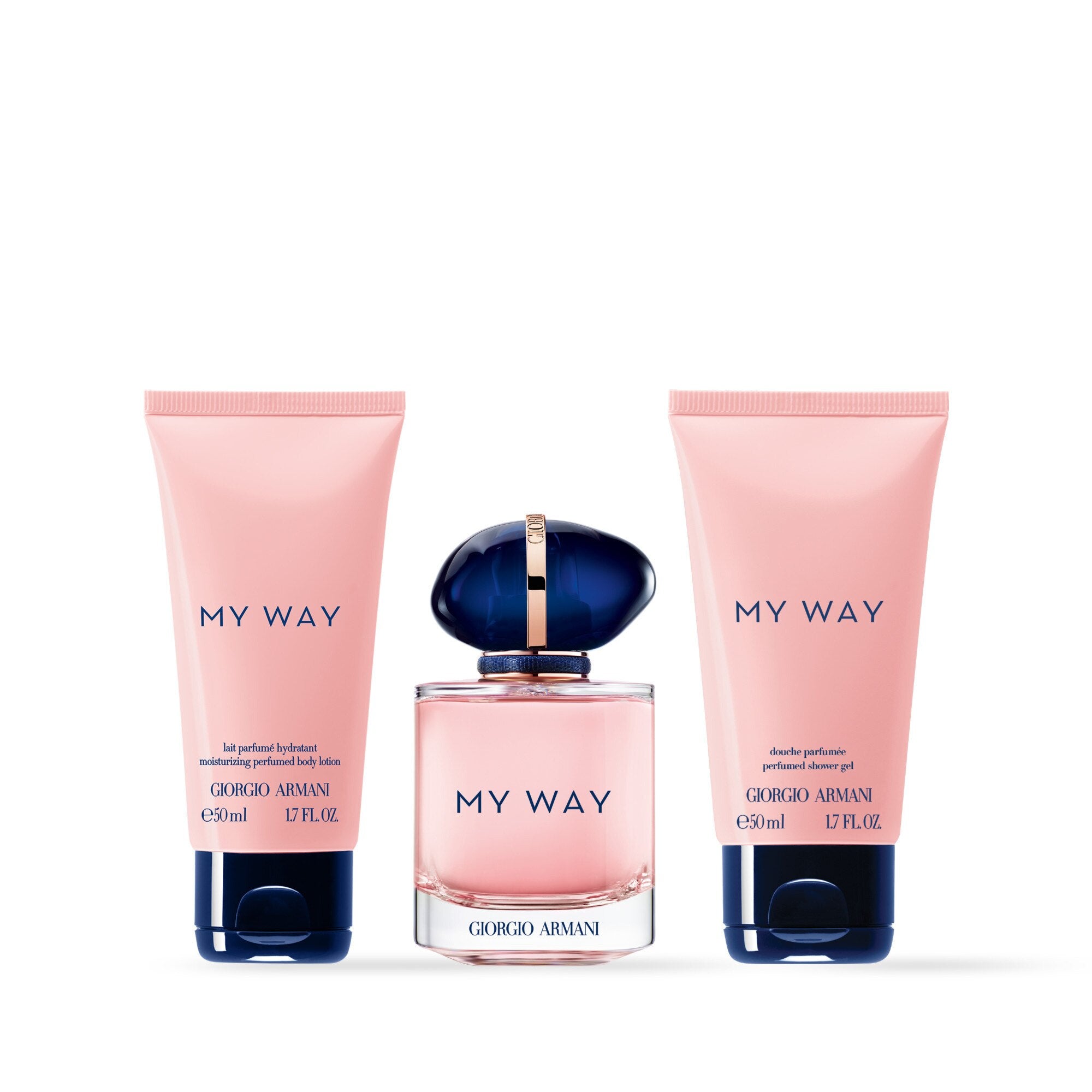 Armani MY WAY Coffret eau de parfum + lait parfumé hydratant + gel douche
