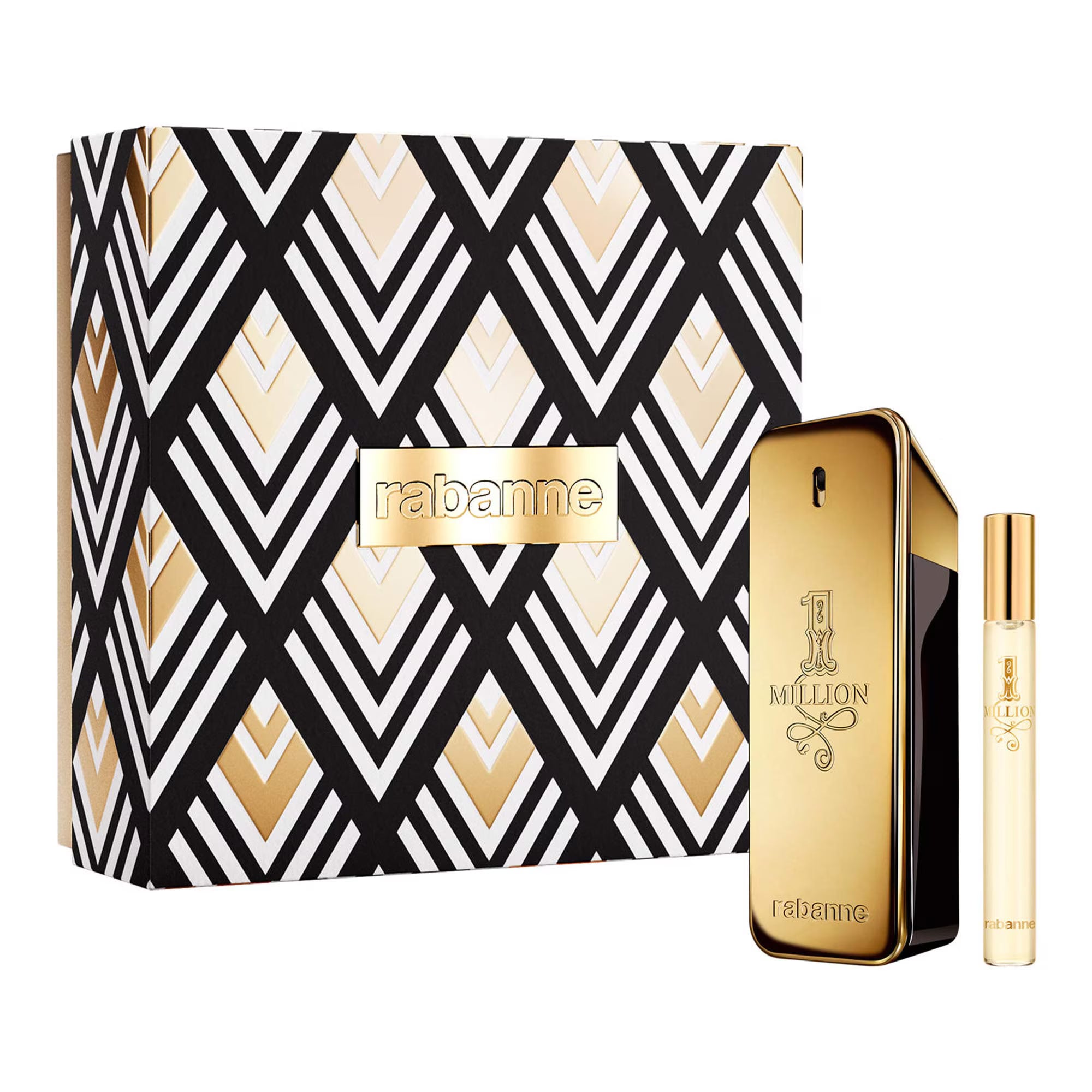 Rabanne 1 MILLION Coffret eau de toilette et vaporisateur de voyage