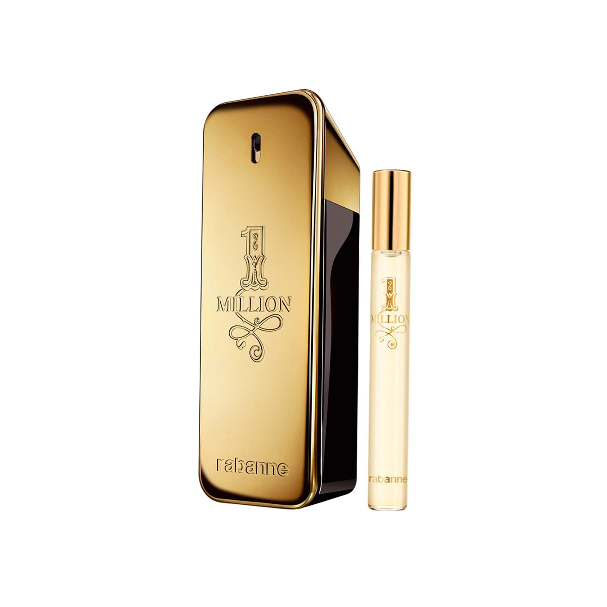 Rabanne 1 MILLION Coffret eau de toilette et vaporisateur de voyage