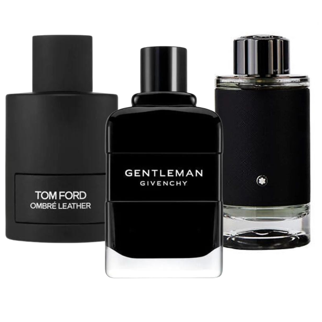 3 Parfums (100ml) Tom Ford Ombre Leathe | Givenchy Gentleman | Montblanc Explorer (Eau de Parfum)